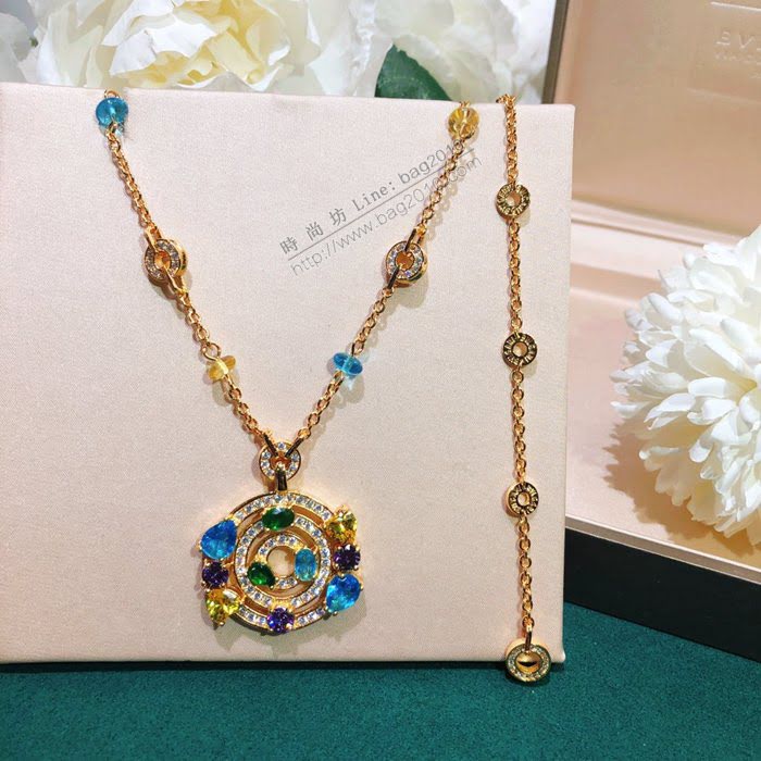 Bvlgari飾品 寶格麗高碳鑽版本長鏈毛衣鏈  zgbq3148